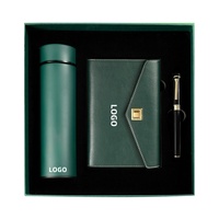 Coffret Cadeau Promotionnel Transfrontalier A5 : Carnet en Papier Écologique et Tasse Thermos avec Gravure de Logo Personnalisée et Impression Numérique