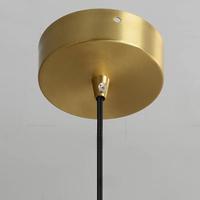 Lustre ovale moderne de cuisine de luxe en laiton et marbre avec luminaire suspendu de petite taille en albâtre Prix de gros