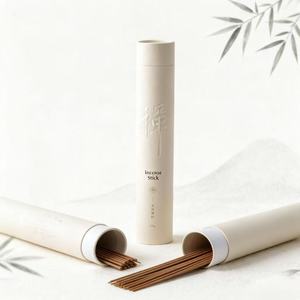 Zen Incense Stick <b>Paper</b> Tube <b>Packaging</b> Craft <b>Paper</b> Embossing Hot Stamping Recyclable Gift Box - Product Image 4