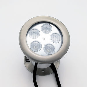 Lumière de fontaine de <span class=keywords><strong>piscine</strong></span> submersible en acier inoxydable à LED RGBW DMX RDM étanche IP68 à <span class=keywords><strong>changement</strong></span> de couleur unique - Product Image 2