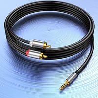 Livraison Rapide Câble RCA Stéréo Y Splitter 3,5 mm Mâle vers 2 RCA Mâle 0,5 m 1 m 1,5 m 2 m 3 m 5 m 10 m