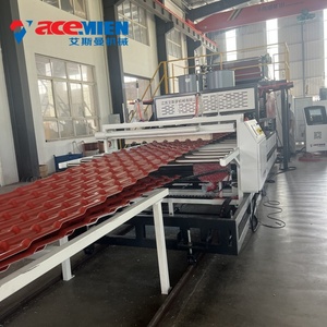 Ligne de production de tôles de toiture en PVC, machine à fabriquer des tuiles en <span class=keywords><strong>plastique</strong></span> - Product Image 6
