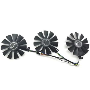 Nouveau ventilateur de refroidissement 87MM PLD09210S12M PLD09210S12HH remplacer pour ASUS Strix <span class=keywords><strong>GTX</strong></span> 1060 <span class=keywords><strong>OC</strong></span> <span class=keywords><strong>1070</strong></span> 1080 <span class=keywords><strong>GTX</strong></span> 1080Ti RX 480 ventilateur de carte graphique - Product Image 2