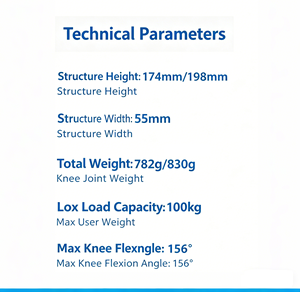 Prótesis <span class=keywords><strong>de</strong></span> <span class=keywords><strong>Rodilla</strong></span>, Miembro Artificial, Prótesis <span class=keywords><strong>de</strong></span> <span class=keywords><strong>Rodilla</strong></span> con Bloqueo Geométrico <span class=keywords><strong>de</strong></span> Siete Ejes, Articulación Hidráulica <span class=keywords><strong>de</strong></span> <span class=keywords><strong>Rodilla</strong></span> - Product Image 6