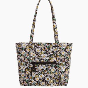 Coquette Estética <span class=keywords><strong>pequeña</strong></span> Floral Tote Weekender Rosa Bolsa de viaje bolsillo antideslizante frontal Bolso acolchado de algodón para mujer - Product Image 5