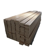 Panneaux muraux insonorisants en fibre de bambou-bois, lambris design moderne, grille concave gaufrée sans joint pour la maison