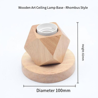 Support de lampe de plafond pivotant, douille murale en bois 27mm E27, support de lampe moderne vintage
