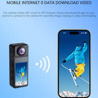 Caméra Pan-Tilt M6, Caméra Vidéo Haute Définition 2K, Sports de Plein Air 270 °   Caméra vidéo à boucle rotative