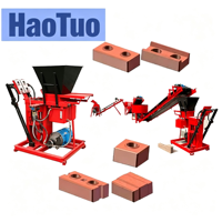 Machine à fabriquer des briques entièrement automatique avec extrudeuse, moteur et roulement pour blocs creux et construction routière