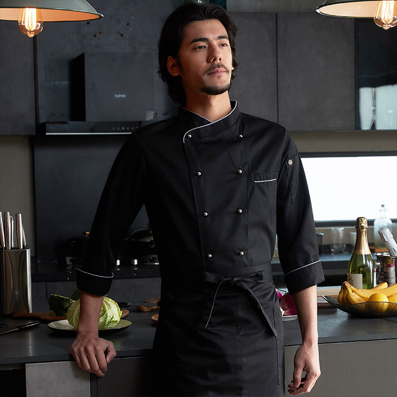 เสื้อแขนยาวขอบเทาดำ