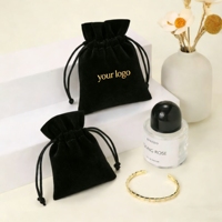 Bolsa de Joyería Ecológica de Lujo a Prueba de Polvo con Logotipo Personalizado, Bolsa de Regalo con Cordón para Anillos, Aretes y Collares