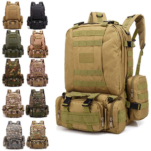 Mochila impermeable grande para acampar, mochila táctica de viaje desmontable, 50 <span class=keywords><strong>litros</strong></span> - Product Image 1