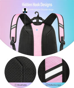 Professional Gym Sports Bag for Kids Youth Custom Baseball & Softball Bat Backpack with <b>Shoe</b> Compartment for <b>Hiking</b> & Camping - Product Image 5