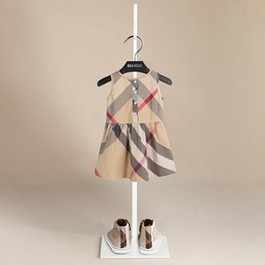 <span class=keywords><strong>Abito</strong></span> Estivo da Principessa per Bambine, Collo Tondo, Linea ad A, Lunghezza al Ginocchio, in Cotone Traspirante, <span class=keywords><strong>Elegante</strong></span> e Alla Moda, Servizio ODM - Product Image 2