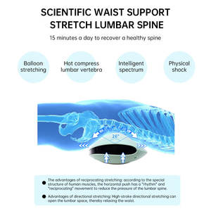 Perangkat traksi listrik serviks Lumbar isi Remote Control, alat terapi fisik pereda nyeri tulang belakang Lumbar - Product Image 4