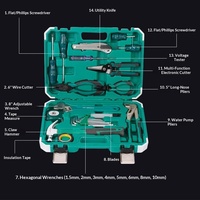 Kit de réparation 25 pièces en acier au chrome-vanadium – Tournevis multi-outils de petite taille pour l'automobile et l'usage domestique