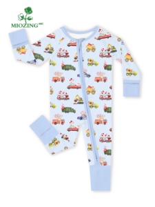 Combinaison bébé en bambou Miozing Valentine, vêtements pour bébé vert, pour la peau la plus délicate de votre bébé, boutique de vêtements pour bébé en gros - Product Image 2