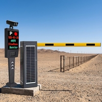 Barrera de acceso con control remoto, batería de litio y energía fotovoltaica para control de acceso de vehículos en estacionamientos