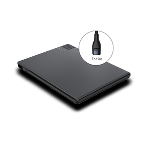 แบตสำรองขนาดเล็กบางเฉียบ รุ่นใหม่ ความจุ 5000mAh/2650mAh  วัสดุโลหะ  สาย Type-C ในตัว แบตเตอรี่ Li-Polymer  ไฟ LED  2-in-1 ชาร์จเร็ว - Product Image 1