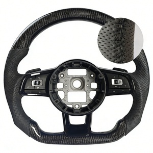 Volant sport en carbone de qualité supérieure pour VW <span class=keywords><strong>Golf</strong></span> Passat Polo B8 B7 B5 B5.5 B6 CC R32 MK3 - Product Image 1