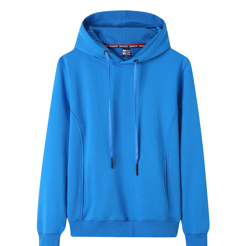 plain blue hoodie