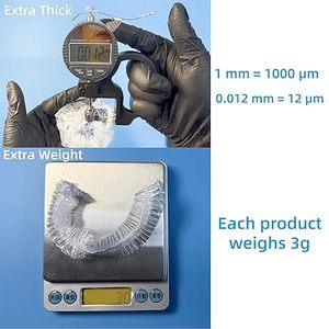 100 unidades de cubiertas grandes para tazones, para fermentación de pan, aptas para tazones de hasta 12 pulgadas, tipo gorro, accesorios para hornear pan de masa madre - Product Image 6