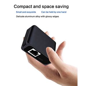 कारखाने बिक्री गीगाबिट नेटवर्क स्प्लिटर 1 से 2 rj45 ethnet एल्यूमीनियम मिश्र धातु एडाप्टर गीगाबिट कनवर्टर नेटवर्क एक्सटेंडर - Product Image 4