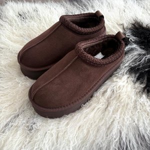 Bottes de neige <span class=keywords><strong>Uggs</strong></span> pour femmes 2026 de haute qualité, confortables, douces, imperméables, à semelle épaisse, avec fourrure polaire, sans talon, style Muffin - Product Image 6