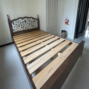 <span class=keywords><strong>Cama</strong></span> Individual de Madera Maciza <span class=keywords><strong>Estilo</strong></span> Americano Vintage, <span class=keywords><strong>Cama</strong></span> Pequeña <span class=keywords><strong>Estilo</strong></span> Princesa Moderna y Minimalista de Mediados de Siglo. - Product Image 5