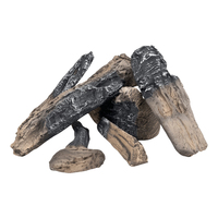Accessoires de décoration de cheminée bois feu électrique bois céramique pour cheminée à gaz