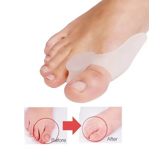 Alisador de dedo gordo del pie, Protector de pulgar en valgo, Gel de silicona, separador de dedos de los pies, ajustador de juanetes, almohadillas para aliviar el dolor de pies - Product Image 3