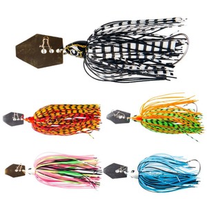 Señuelo de pesca 3D estereoscópico con ojo de pez y spinner, cebo biónico antienredos giratorio para pesca con señuelos. - Product Image 2