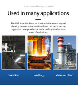 Analyseur de gaz à diffusion numérique portable Arikesi ATEX CD3 Détecteur d'oxygène CO O2 <span class=keywords><strong>NO2</strong></span> pour usage industriel anti-explosif pour l'exploitation minière - Product Image 3