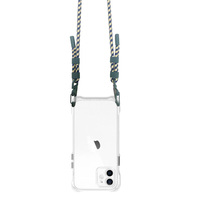 Étui de téléphone à quatre coins pour iPhone 14 PRO MAX, anneau de suspension à quatre coins, housse souple transparente pour iPhone 13