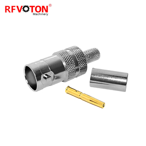 Nhà máy cung cấp <span class=keywords><strong>BNC</strong></span> nữ Jack uốn kết nối cho lmr195 lmr200 RG58 rg303 rg223 rg400 <span class=keywords><strong>rg142</strong></span> Cáp RF Coax kết nối đồng trục - Product Image 5