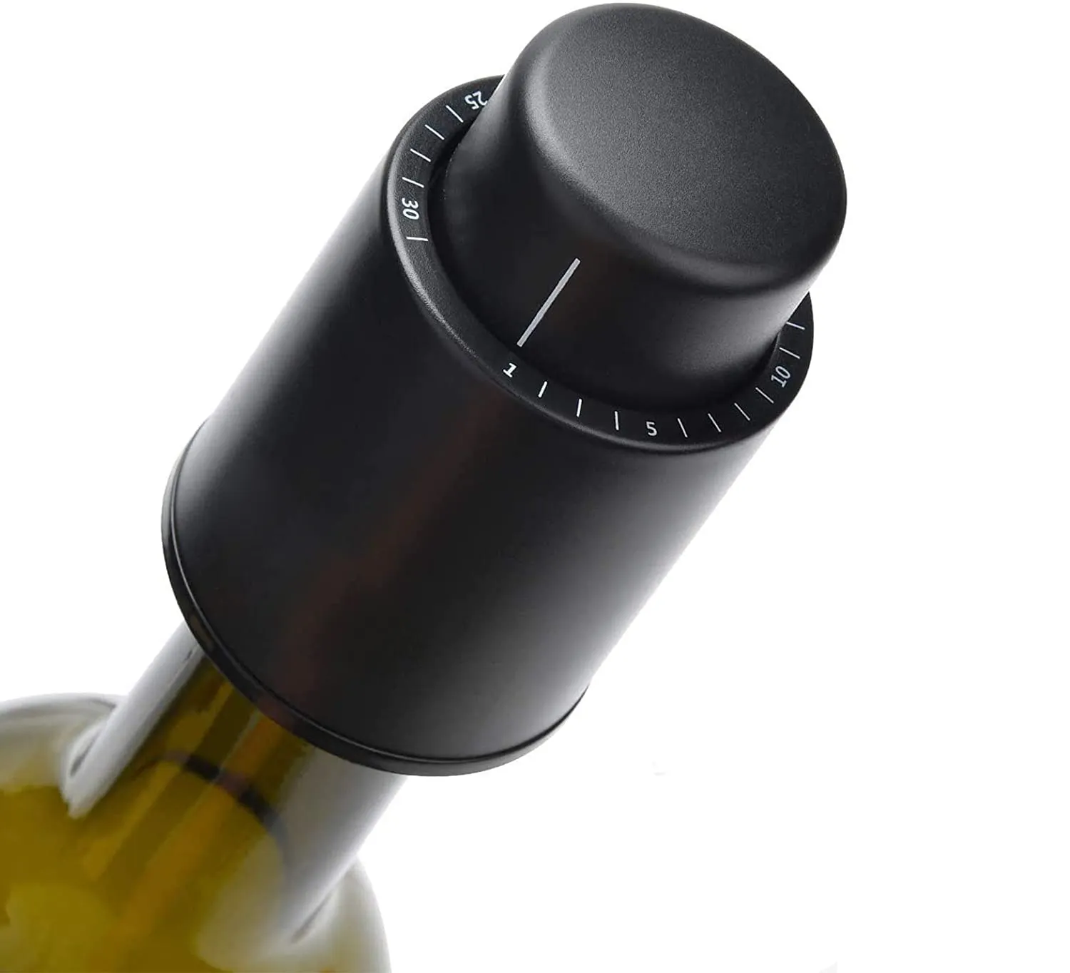Botol Anggur Penanda Tanggal Yang Dapat Digunakan Kembali Penyumbat Pemelihara Sampanye Vakum Botol Anggur
