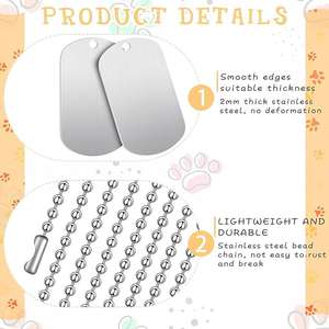 Kalung Logam Grosir Xvideos <span class=keywords><strong>Dog</strong></span> <span class=keywords><strong>Tag</strong></span> Perak Kosong untuk Nama Kustom, <span class=keywords><strong>Dog</strong></span> <span class=keywords><strong>Tag</strong></span> Logam untuk Diukir - Product Image 4