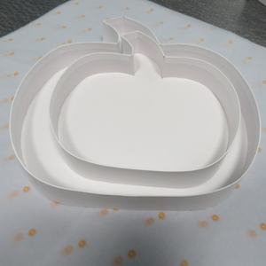 Boîte cadeau en forme de pomme en carton blanc pour bonbons, friandises, cupcakes et plats - Product Image 5