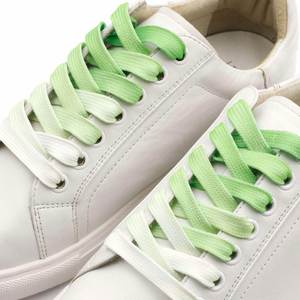 Cordones planos coloridos para zapatos, 1 par de cordones con estampado de arcoíris para zapatillas deportivas, cordones planos para zapatos - Product Image 2