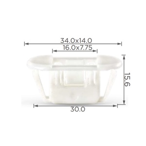 0ZA007 Direktverkauf ab Werk Schnellbefestigungen Auto-Clips Automotive <span class=keywords><strong>Clip</strong></span>-Halter Gummiabdeckung Rohr Aufhängung 
 Klemme - Product Image 5