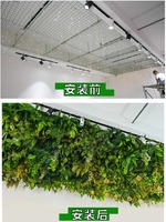 Nouveau modèle de verdure de plafond personnalisée, fleurs artificielles de plafond, restaurant, plantes vertes simulées, plafond suspendu