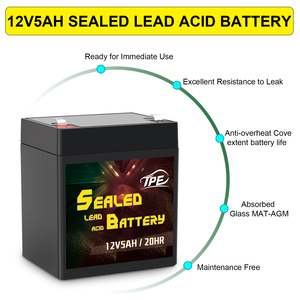 Batería de plomo ácido 12V5AH VRLA /SLA/<span class=keywords><strong>AGM</strong></span>/ciclo profundo/batería de GEL para iluminación de Emergencia Sistema UPS sistema de alarma - Product Image 3