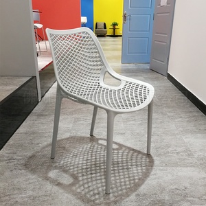 YWJ Yaweijia Silla de comedor nórdica Plástico Silla de plástico moderna Muebles Mesa de comedor al aire libre y juego de sillas - Product Image 5