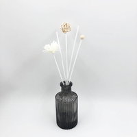 Bouteille vide en verre pour diffuseur à bâtonnets, forme conique, 250 ml, avec bouchon en liège et emballage carton