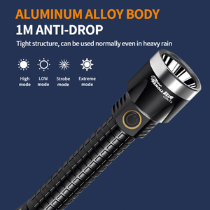 2025 New mẫu miễn phí cao lumens siêu sáng IP66 không thấm nước Zoomable USB sạc <span class=keywords><strong>Torch</strong></span> ánh sáng Led đèn pin - Product Image 3