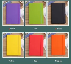 ของขวัญส่งเสริมการขายธุรกิจ สมุดบันทึกหนัง PU ขนาด A5 A6 พกพาสะดวก พร้อมโลโก้ - Product Image 2