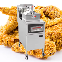 Friteuse à pression en acier inoxydable 304 de haute qualité / Équipement de cuisson pour moulin à farine à usage commercial, haute efficacité