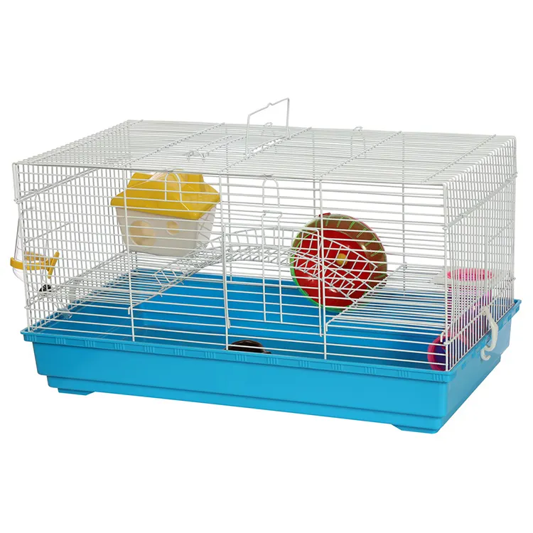 Usine En Gros Grande Fer Cage de Hamster Avec Accessoires En Plastique