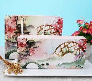 ขายส่งที่กำหนดเอง350กรัม Macarons อาหารขนมกล่องกระดาษกล่องของขวัญกล่องบรรจุภัณฑ์ที่มีถุงสิริ - Product Image 5