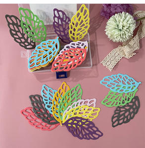 <span class=keywords><strong>Décoration</strong></span> de Cupcake <span class=keywords><strong>comestible</strong></span> papillon et fleur, 540 pièces, feuille de papier, flamant rose - Product Image 6